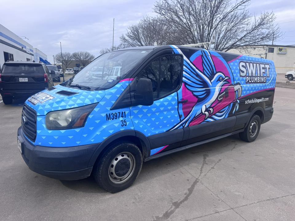 Swift Plumbing Service van stopping back in forney tx Swift Plumbing Service van stopping back in forney tx