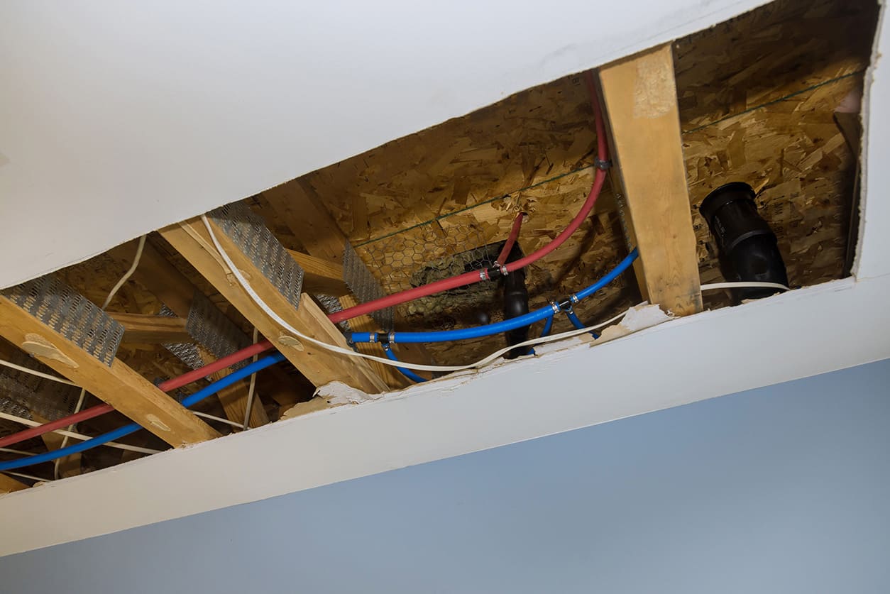 Water line repiping throughout house in forney tx