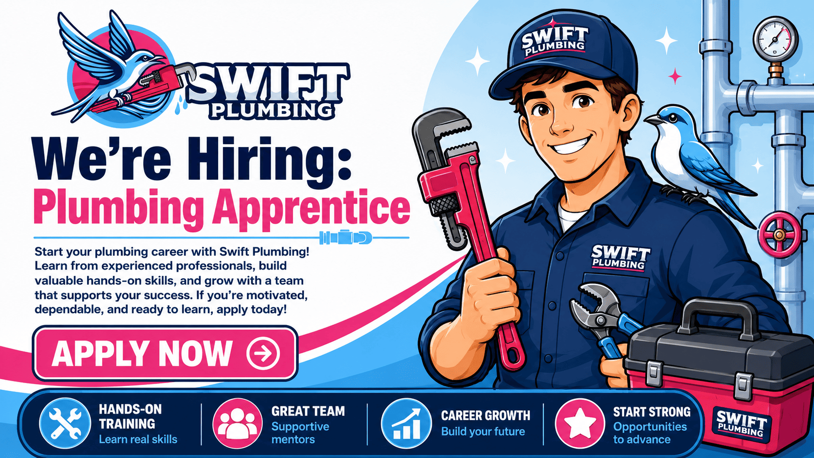 Hiring Plumbing Apprentice in Dallas Texas Hiring Plumbing Apprentice in Dallas Texas
